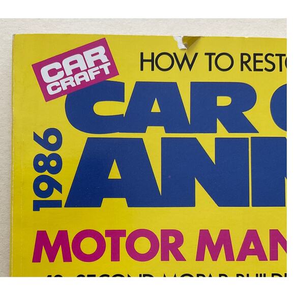 Car Craft Annual Vintage 1986 Magazine EUC - Picture 4 of 4